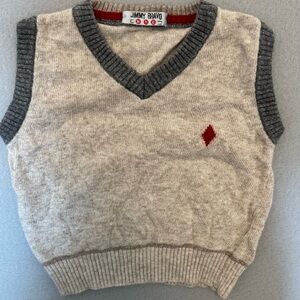 Jimmy Bravo NYC Luxury Cashmere Angora Blend Sweater Vest Made in Italy‎